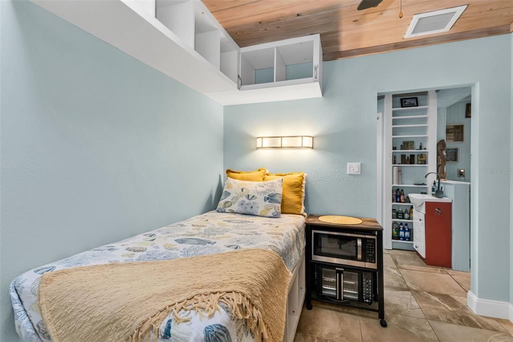Bedroom, Interior, Wooden Ceilings