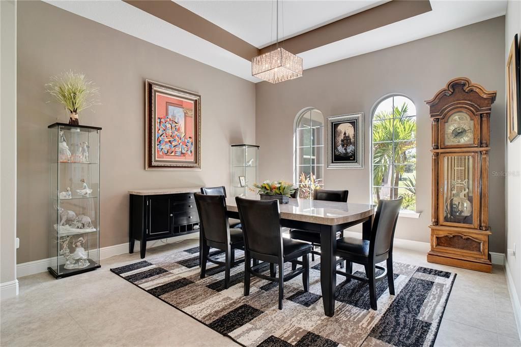 Dining room, Interior, Pendant Lights