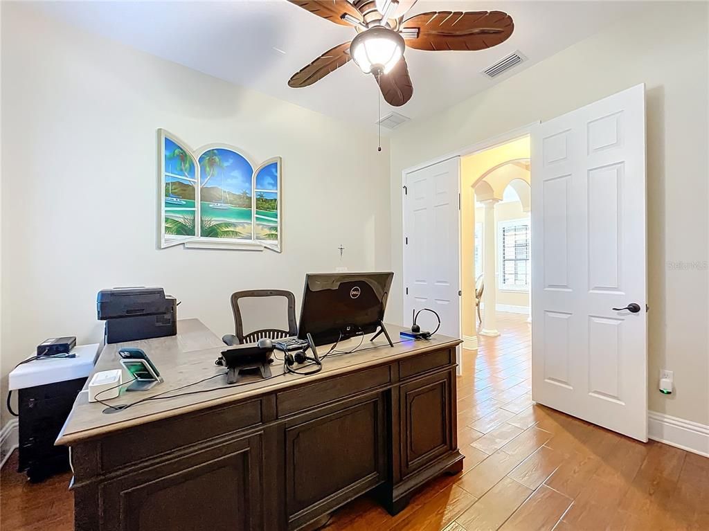 Home Office, Interior, Wood Texture Flooring