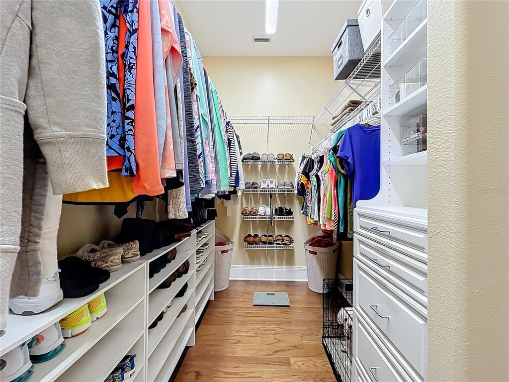 Interior, Walk-in Closets, Wood Texture Flooring