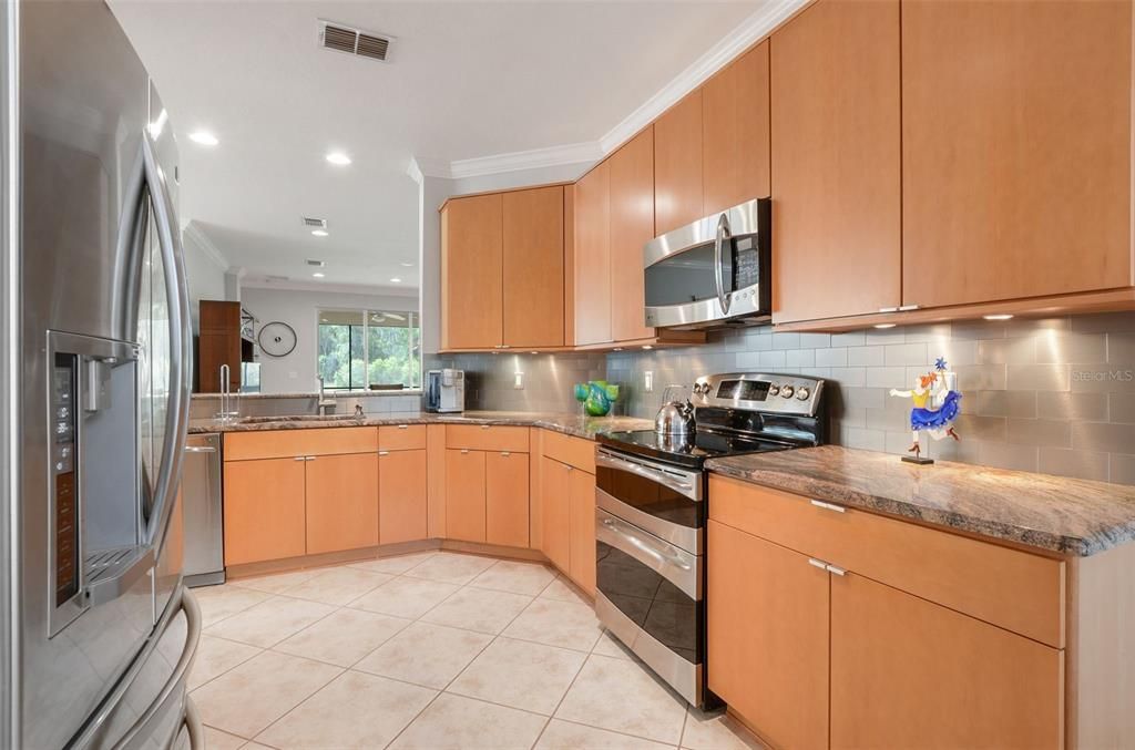 Interior, Kitchen, Recessed Lighting, Stainless Steel Appliances