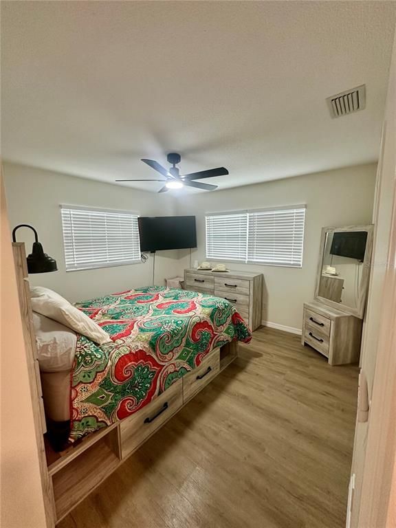 Bedroom, Interior, Wood Texture Flooring