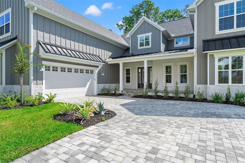 Attached, Exterior, Facade, Farmhouse