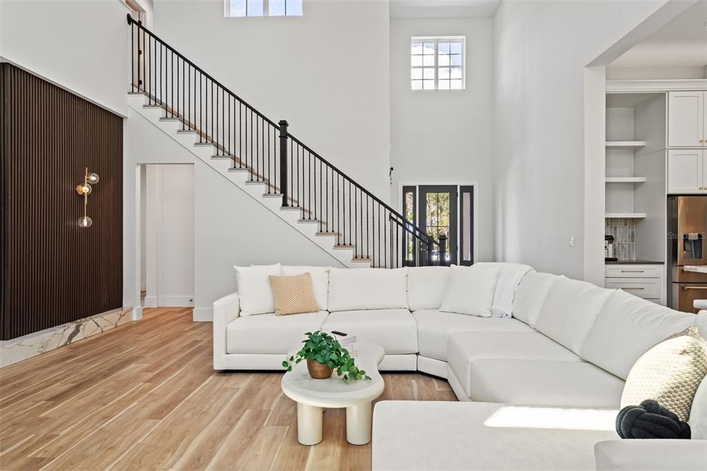Interior, Living room, Wood Texture Flooring