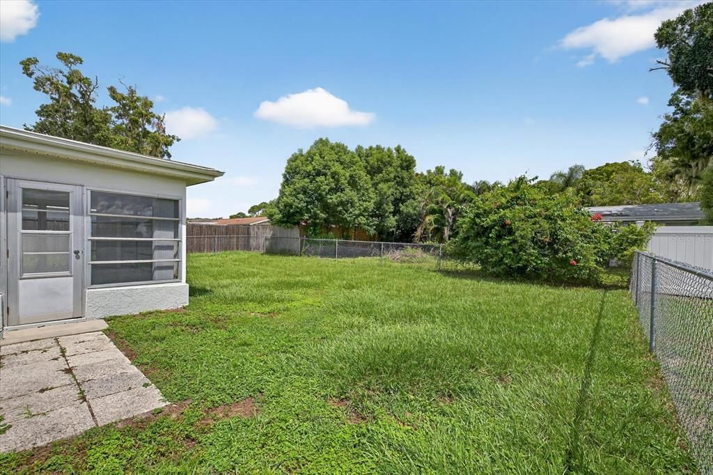 Backyard, Exterior