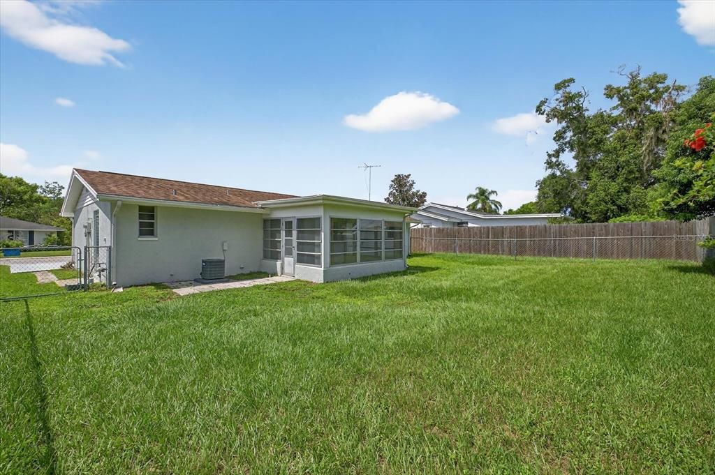 Backyard, Exterior