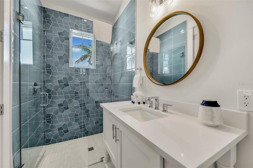 Bathroom, Glass Shower, Interior