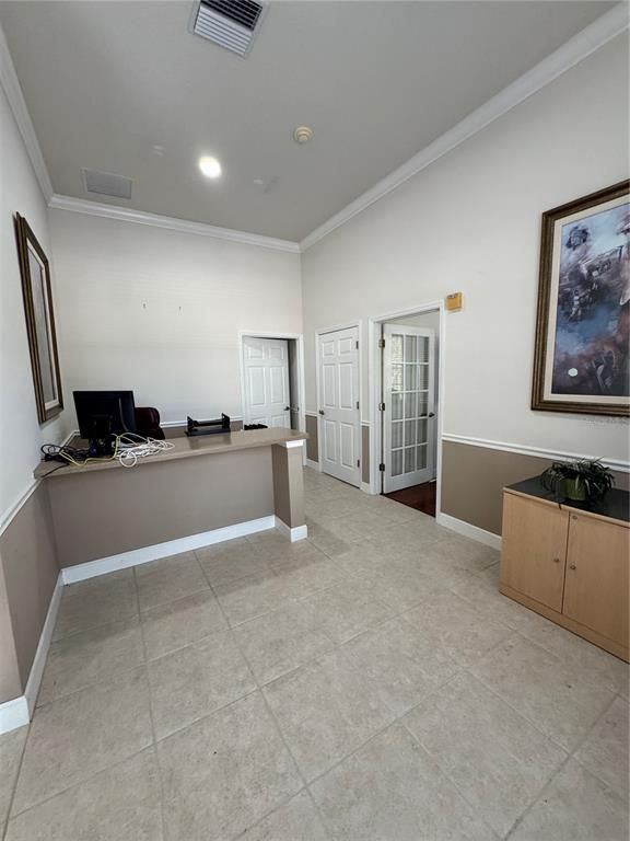 Home Office, Interior, Recessed Lighting