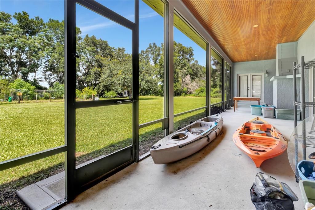 Interior, Sun Room, Wooden Ceilings