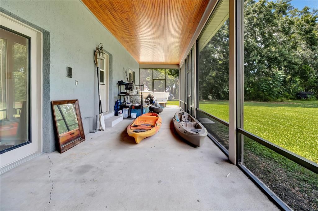 Interior, Sun Room, Wooden Ceilings