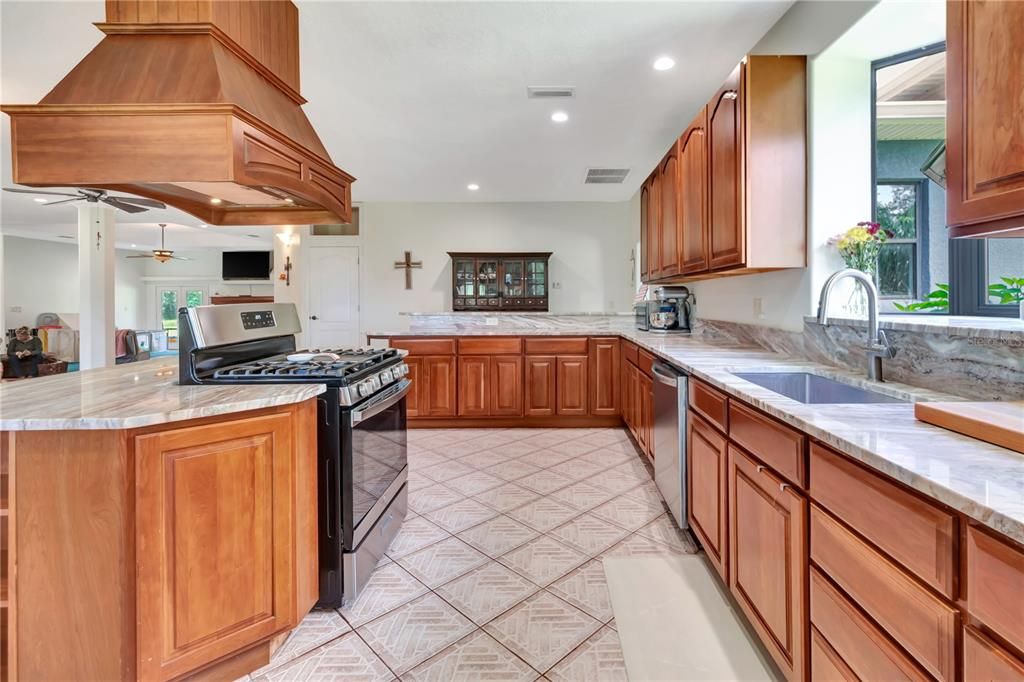 Interior, Kitchen, Recessed Lighting, Stainless Steel Appliances