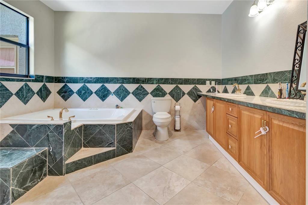 Bathroom, Dual Sink Vanities, Interior, Tile Countertops