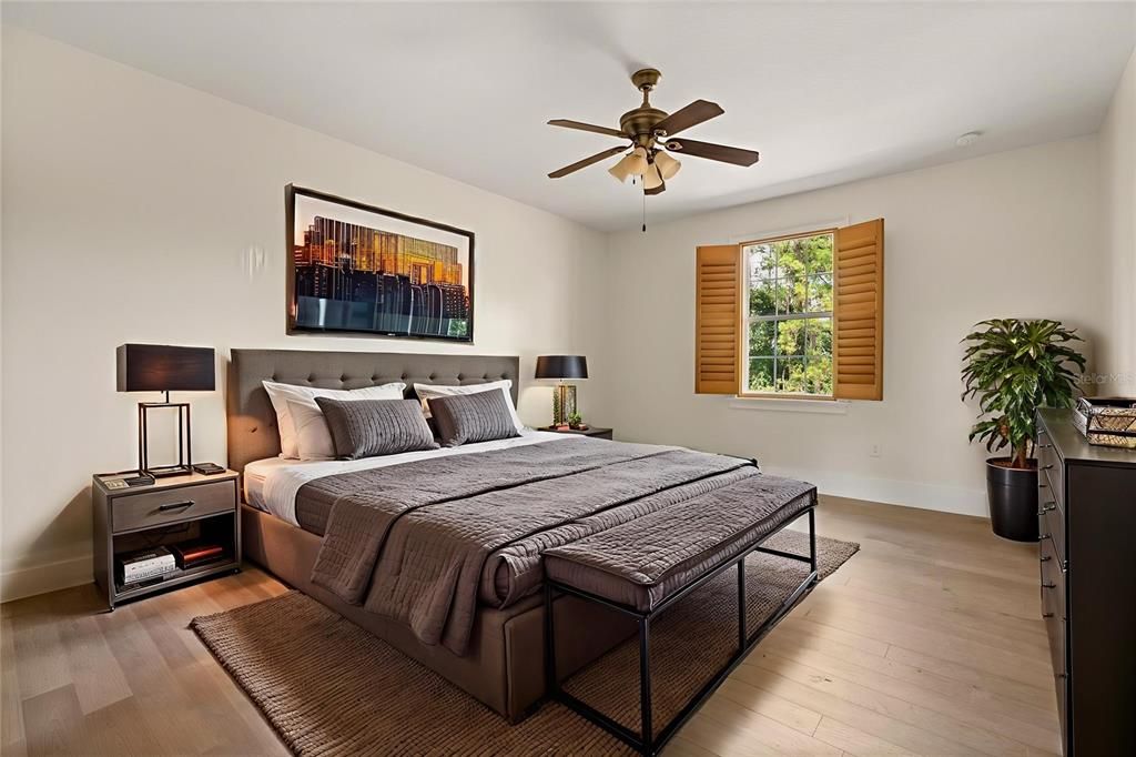 Bedroom, Interior, Wood Texture Flooring