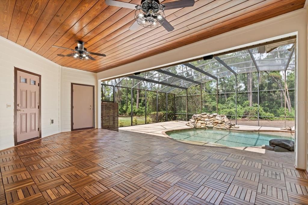 Glass Ceilings, Interior, Pool, Sun Room, Wooden Ceilings