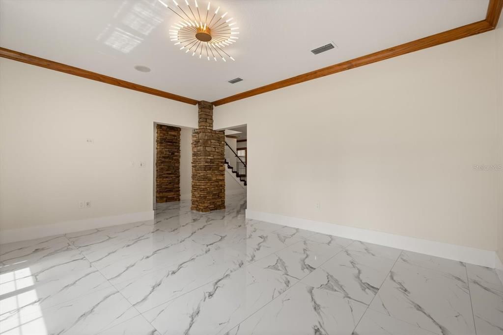 Empty room, Interior, Marble