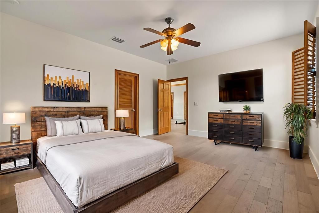 Bedroom, Interior, Wood Texture Flooring