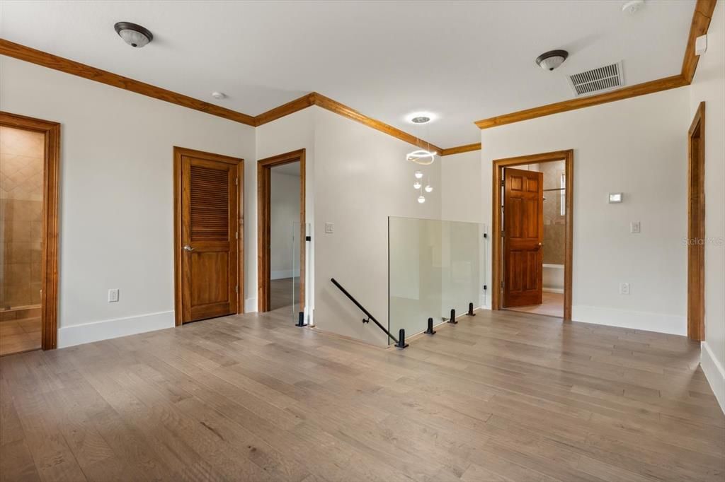 Empty room, Interior, Wood Texture Flooring