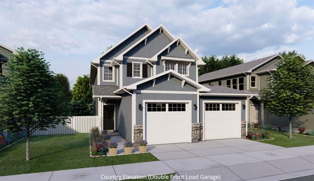 Attached, Exterior, Facade, American Craftsman