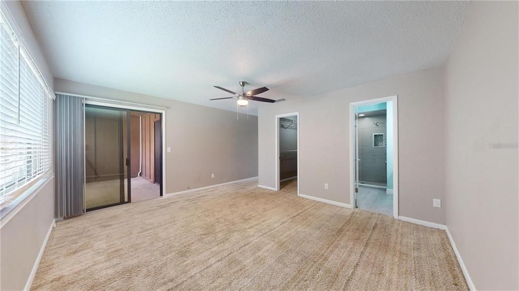 Bathroom, Empty room, Glass Shower, Interior