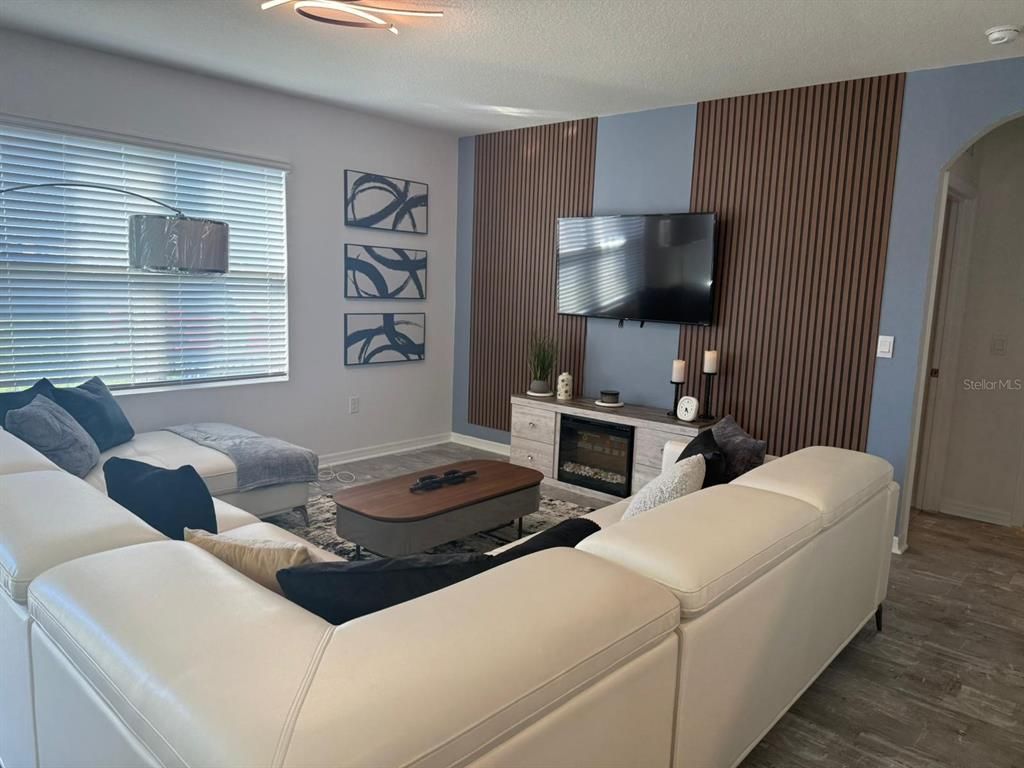 Fireplace, Interior, Living room, Wood Texture Flooring