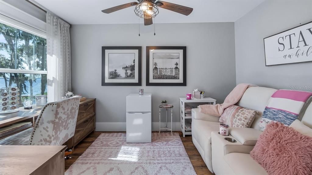 Home Office, Interior, Wood Texture Flooring