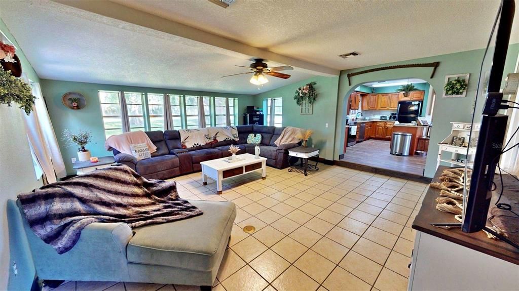 Interior, Kitchen, Living room