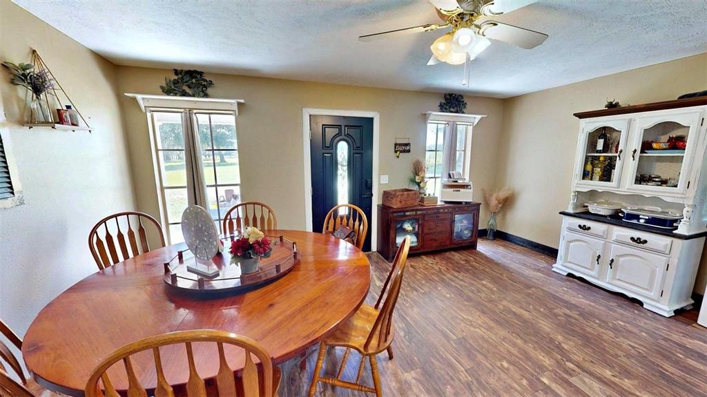 Dining room, Interior, Wood Texture Flooring