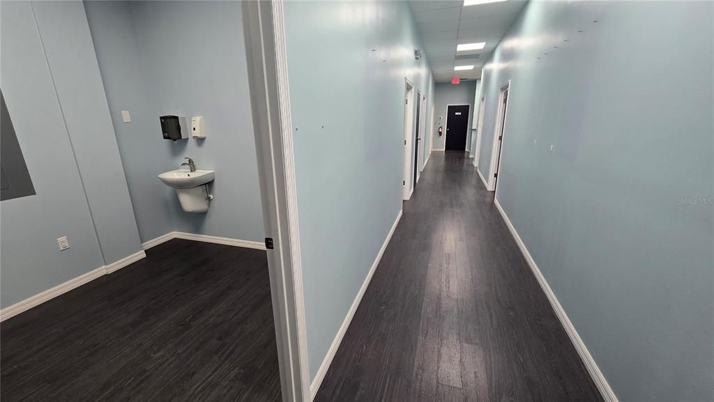 Bathroom, Interior, Wood Texture Flooring
