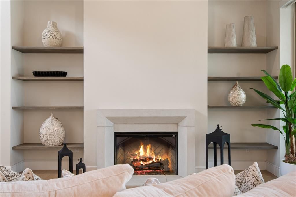 Fireplace, Interior, Living room