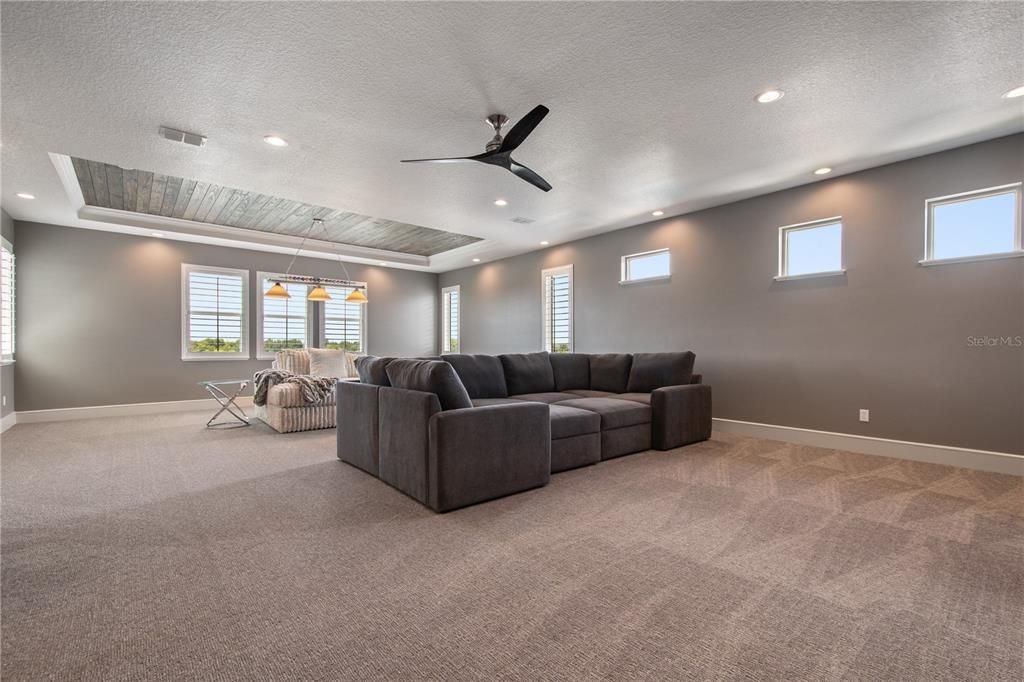 Interior, Living room, Recessed Lighting