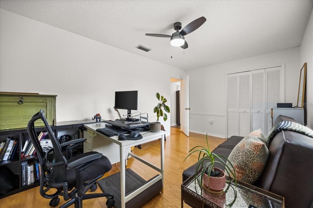 Home Office, Interior, Wood Texture Flooring