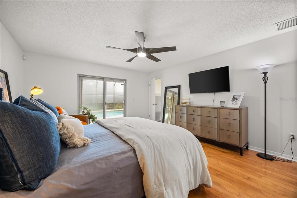 Bedroom, Interior, Wood Texture Flooring