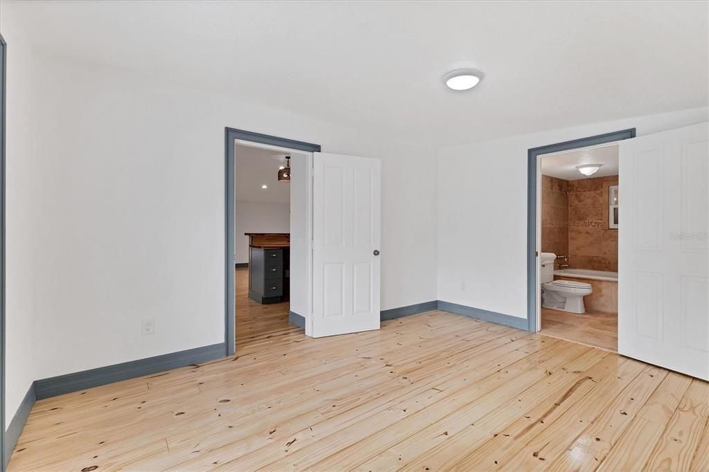 Bathroom, Empty room, Interior, Wood Texture Flooring