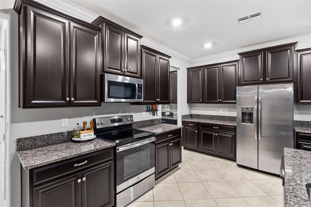 Interior, Kitchen, Recessed Lighting, Stainless Steel Appliances
