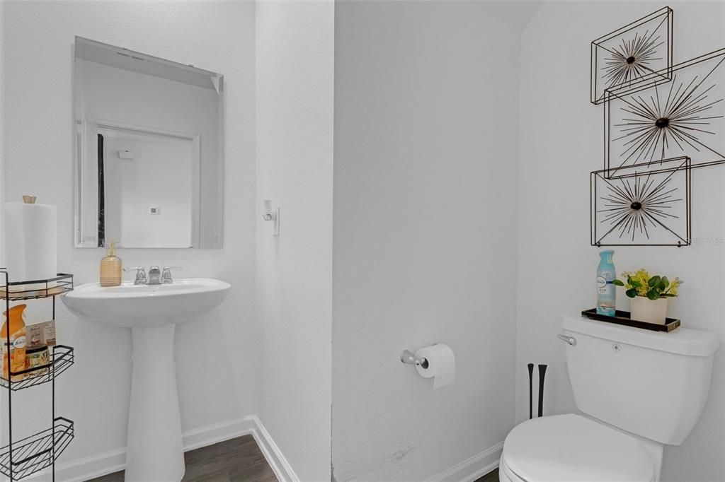 Bathroom, Interior, Wood Texture Flooring