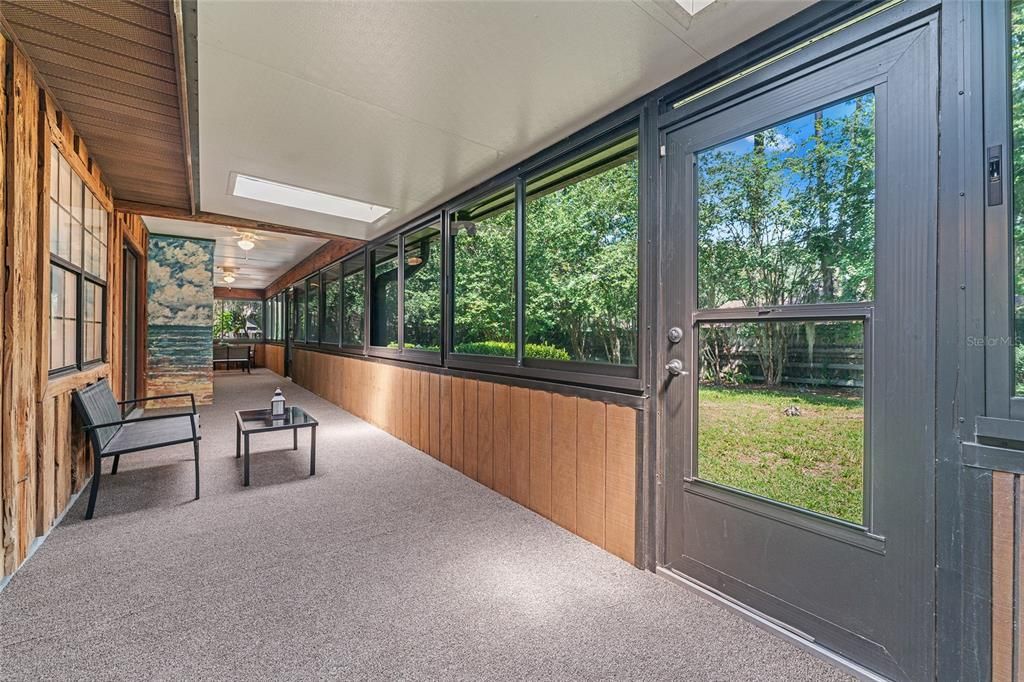 Interior, Sun Room, Wooden Walls
