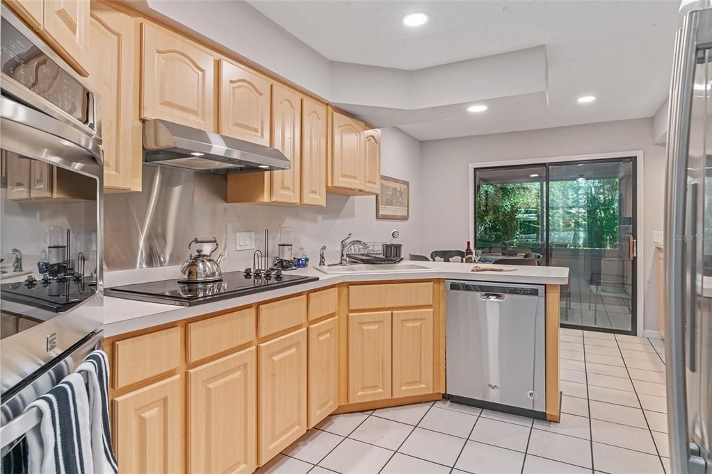 Interior, Kitchen, Recessed Lighting, Stainless Steel Appliances