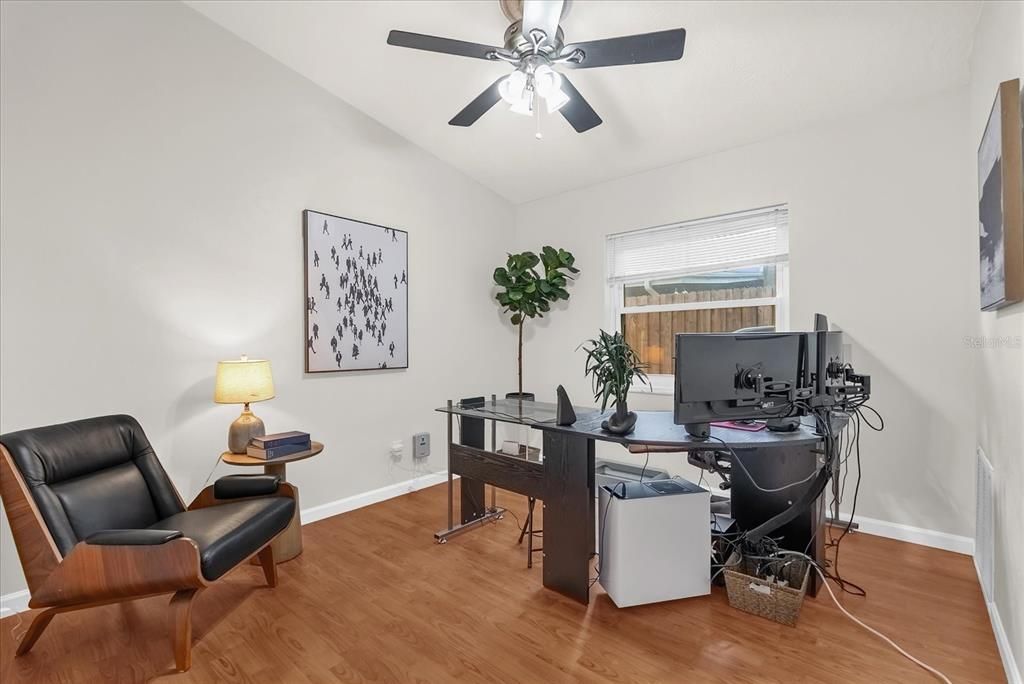 Home Office, Interior, Wood Texture Flooring