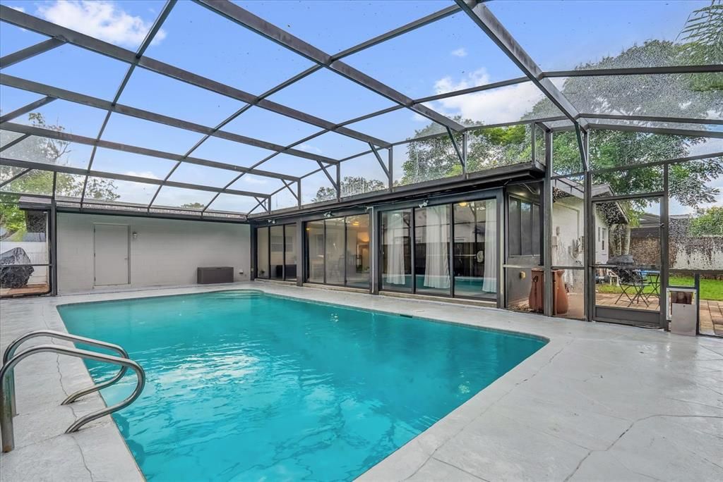 Glass Ceilings, Interior, Pool, Sun Room