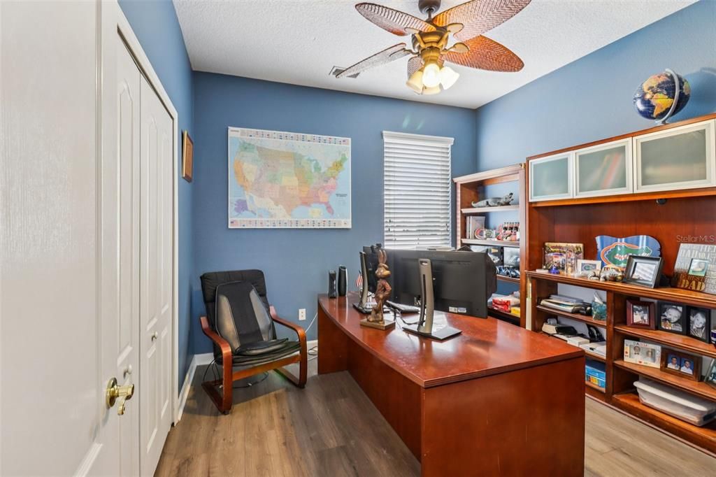 Home Office, Interior, Wood Texture Flooring
