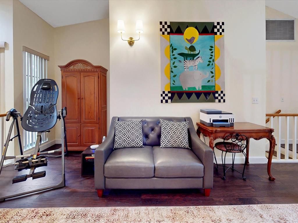 Home Office, Interior, Wood Texture Flooring