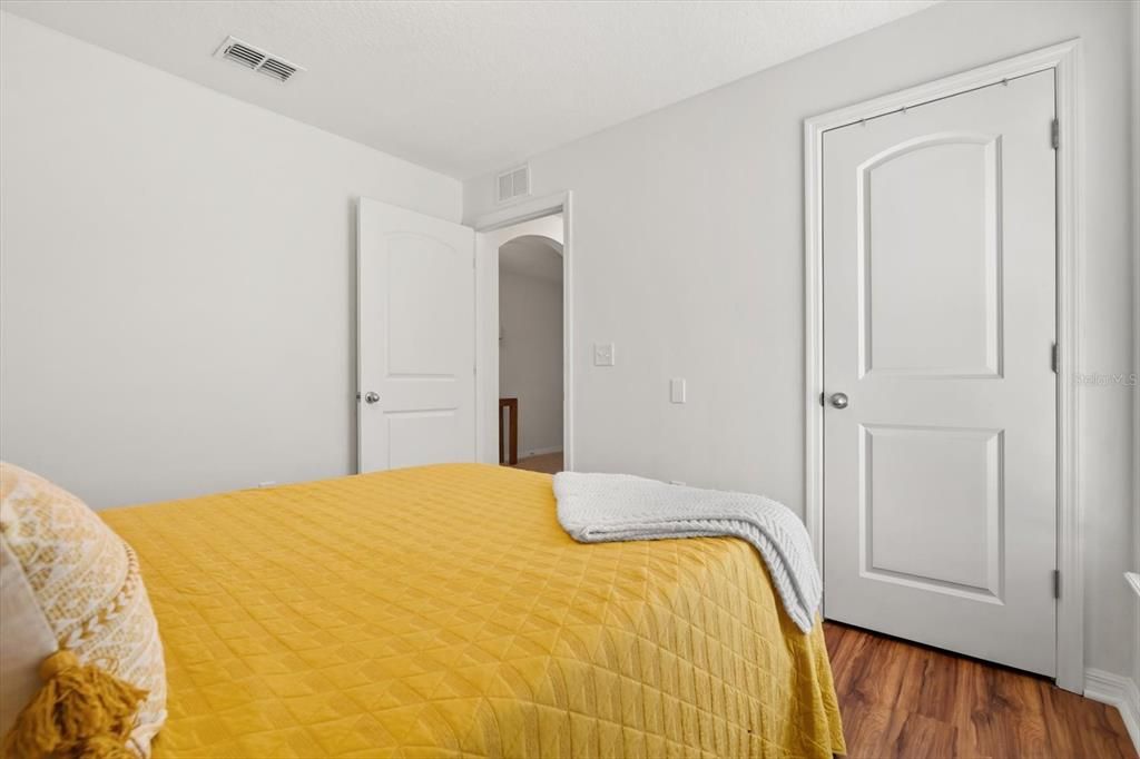 Bedroom, Interior, Wood Texture Flooring