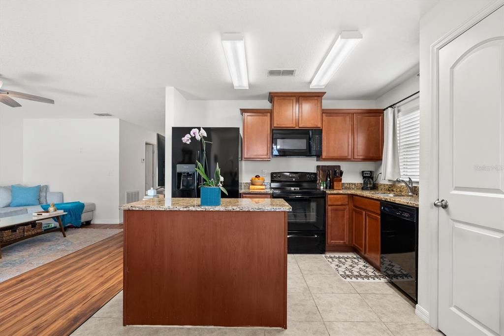 Interior, Kitchen, Living room