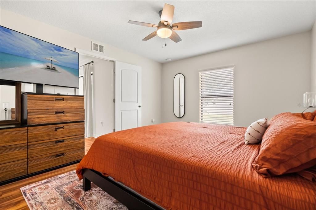 Bedroom, Interior, Wood Texture Flooring