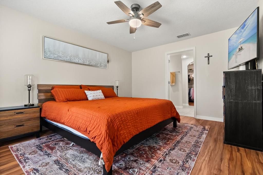 Bedroom, Interior, Wood Texture Flooring