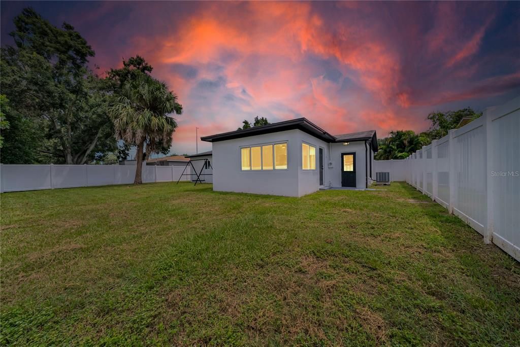 Backyard, Exterior
