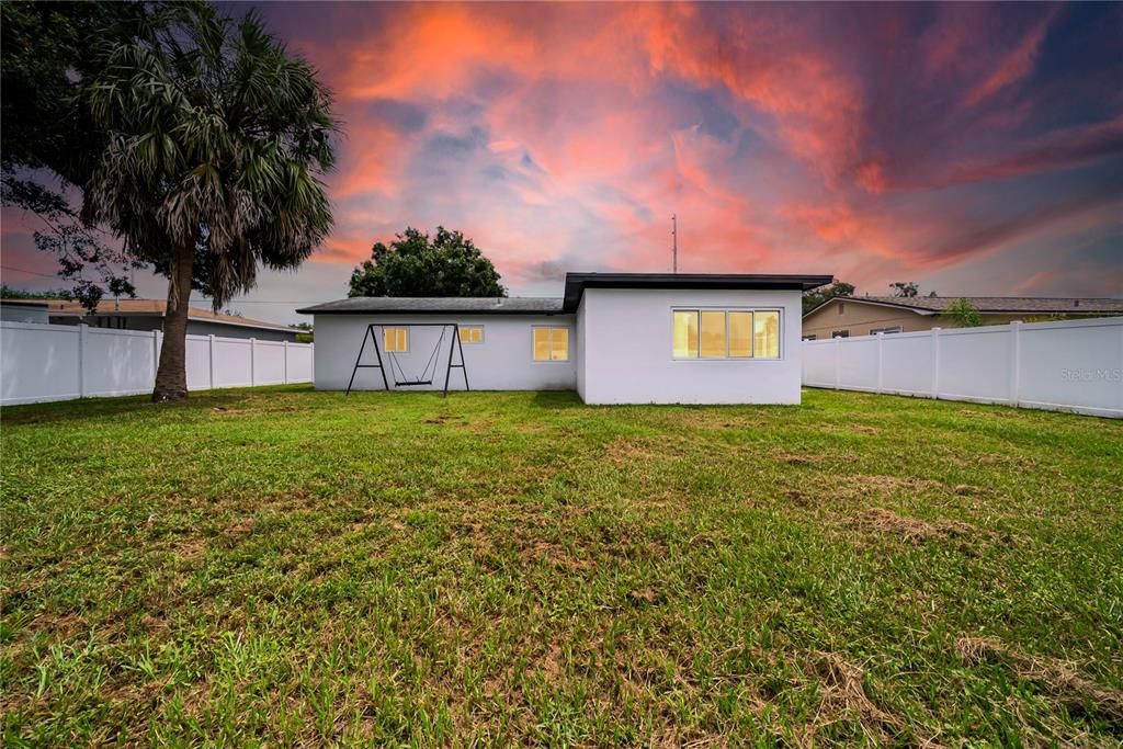 Backyard, Exterior