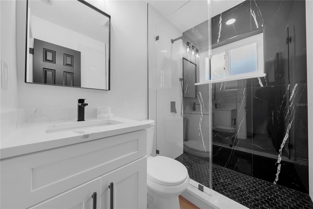 Bathroom, Glass Shower, Interior