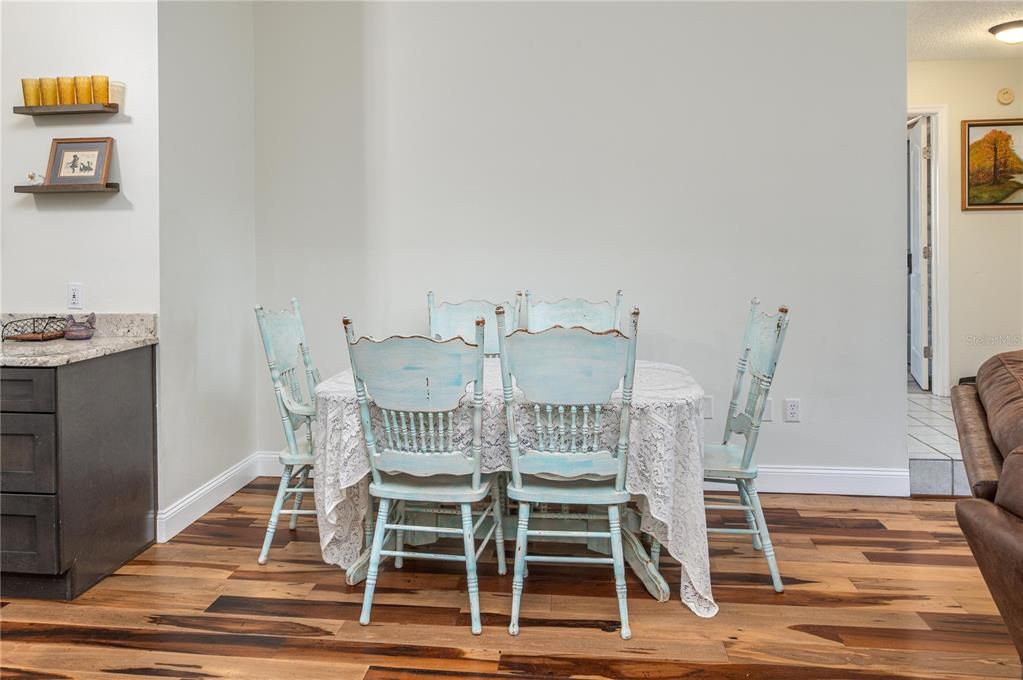 Dining room, Interior, Wood Texture Flooring