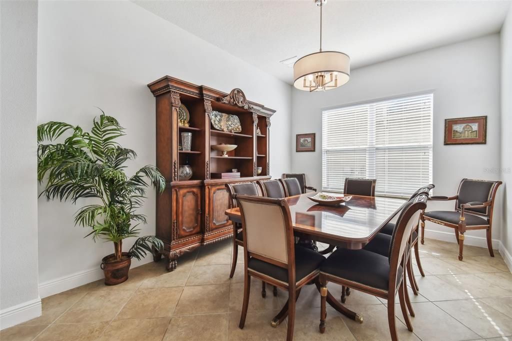 Dining room, Interior, Pendant Lights